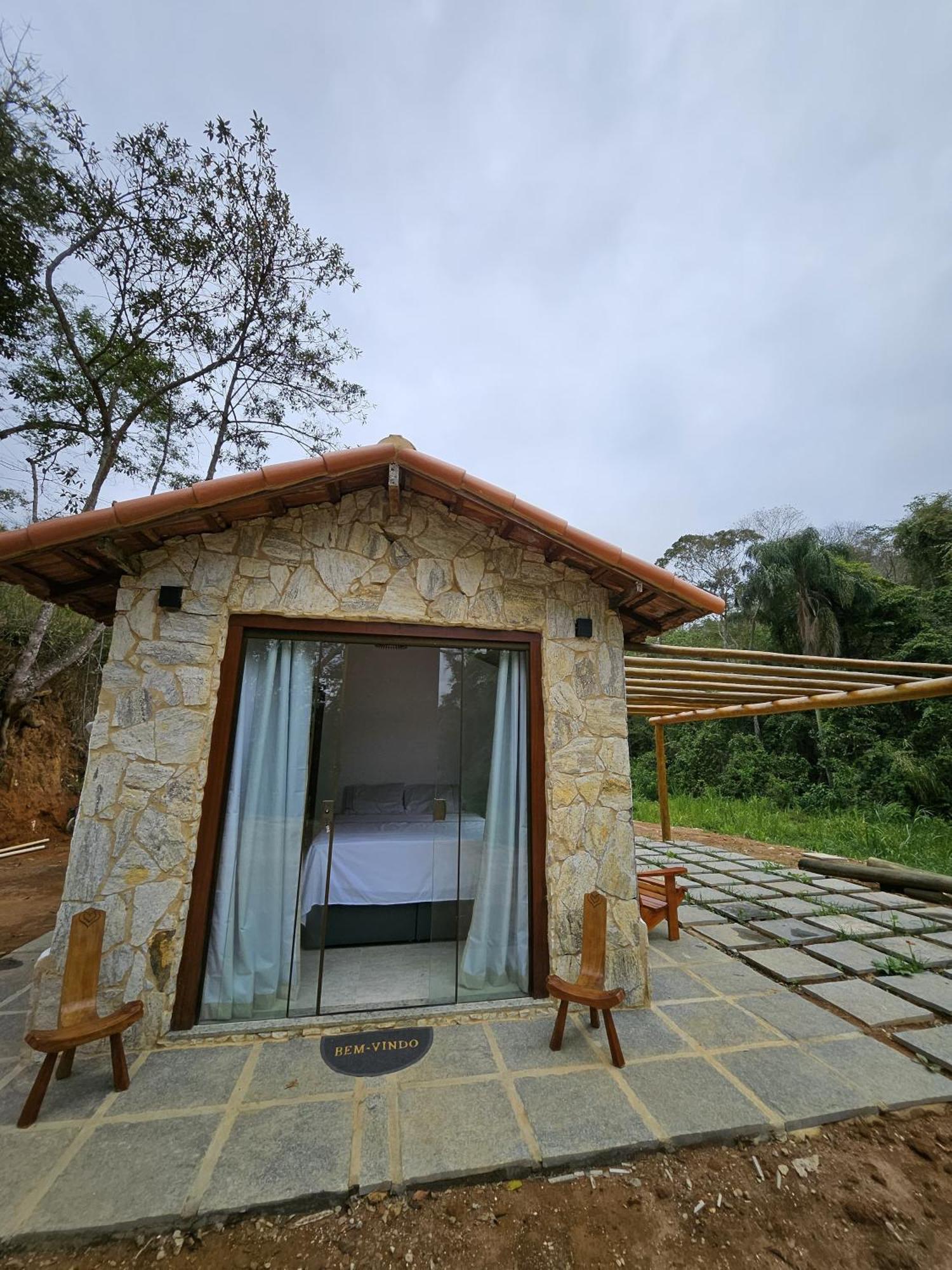 Casa Di Pedra Com Linda Vista Para Natureza - Miguel Pereira Exterior photo