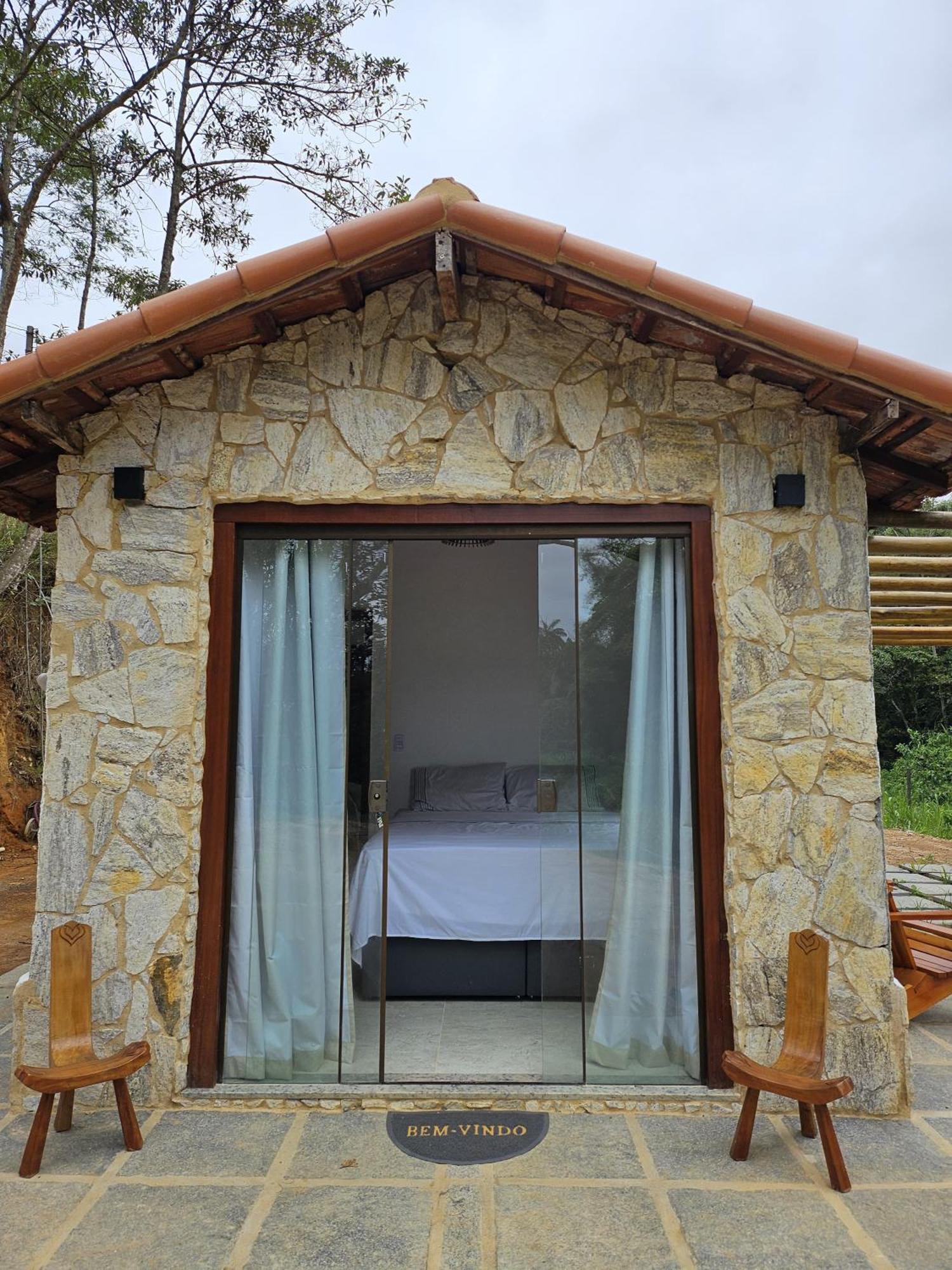 Casa Di Pedra Com Linda Vista Para Natureza - Miguel Pereira Exterior photo