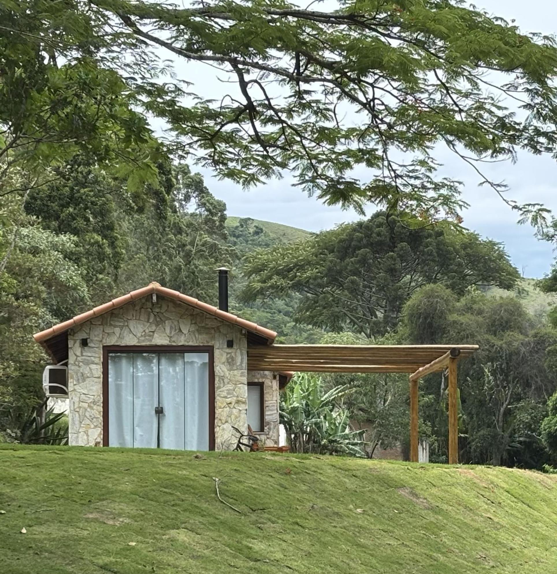 Casa Di Pedra Com Linda Vista Para Natureza - Miguel Pereira Exterior photo